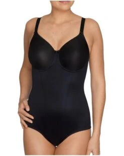 Body Prima Donna Satin (Noir) -Lingerie Belle body prima donna satin noir 4