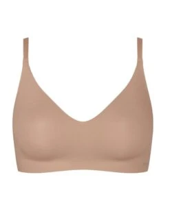 Bralette Sloggi Zero Microfibre (Cameo Brown) -Lingerie Belle bralette sloggi zero microfibre cameo brown 4