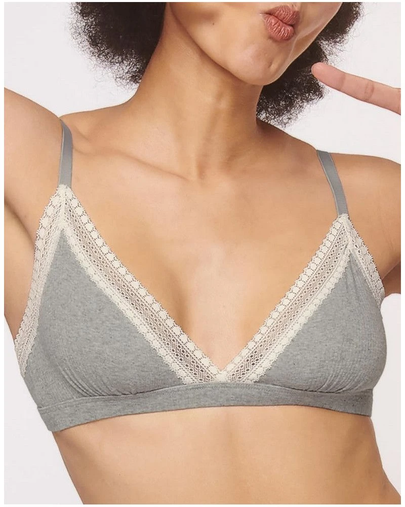 Brassière Sloggi GO Ribbed Coton Bio (Medium Grey Melange) 4 Brassière Sloggi GO Ribbed Coton Bio (Medium Grey Melange) – Image 2