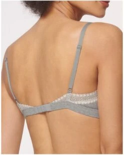 Brassière Sloggi GO Ribbed Coton Bio (Medium Grey Melange) 10 Brassière Sloggi GO Ribbed Coton Bio (Medium Grey Melange) -Lingerie Belle brassiere sloggi go ribbed coton bio medium grey melange 3