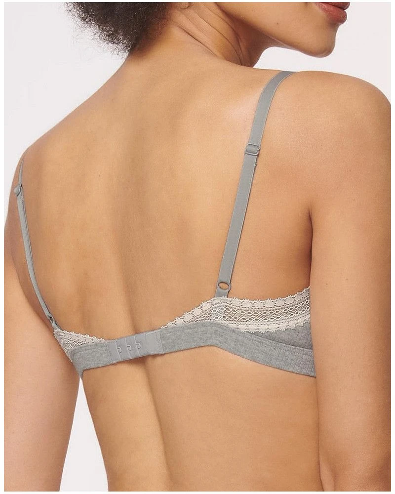 Brassière Sloggi GO Ribbed Coton Bio (Medium Grey Melange) 6 Brassière Sloggi GO Ribbed Coton Bio (Medium Grey Melange) – Image 4