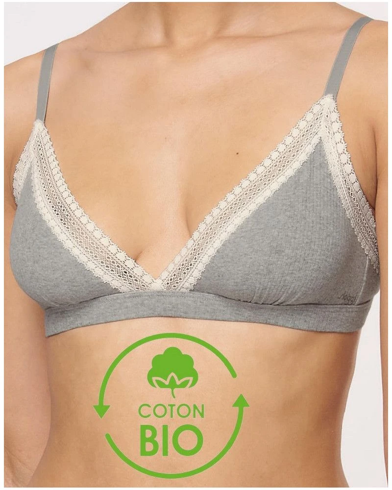 Brassière Sloggi GO Ribbed Coton Bio (Medium Grey Melange) 3 Brassière Sloggi GO Ribbed Coton Bio (Medium Grey Melange)