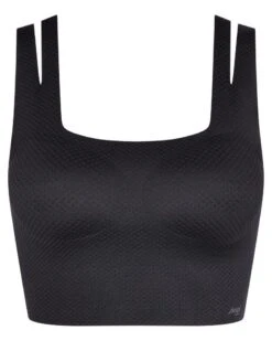 Brassière Top Sloggi Zero Feel Flow (Noir) -Lingerie Belle brassiere top sloggi zero feel flow noir 2