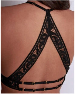 Brassière Triangle Aubade Coeur à Corps (Noir) -Lingerie Belle brassiere triangle aubade coeur a corps noir 3
