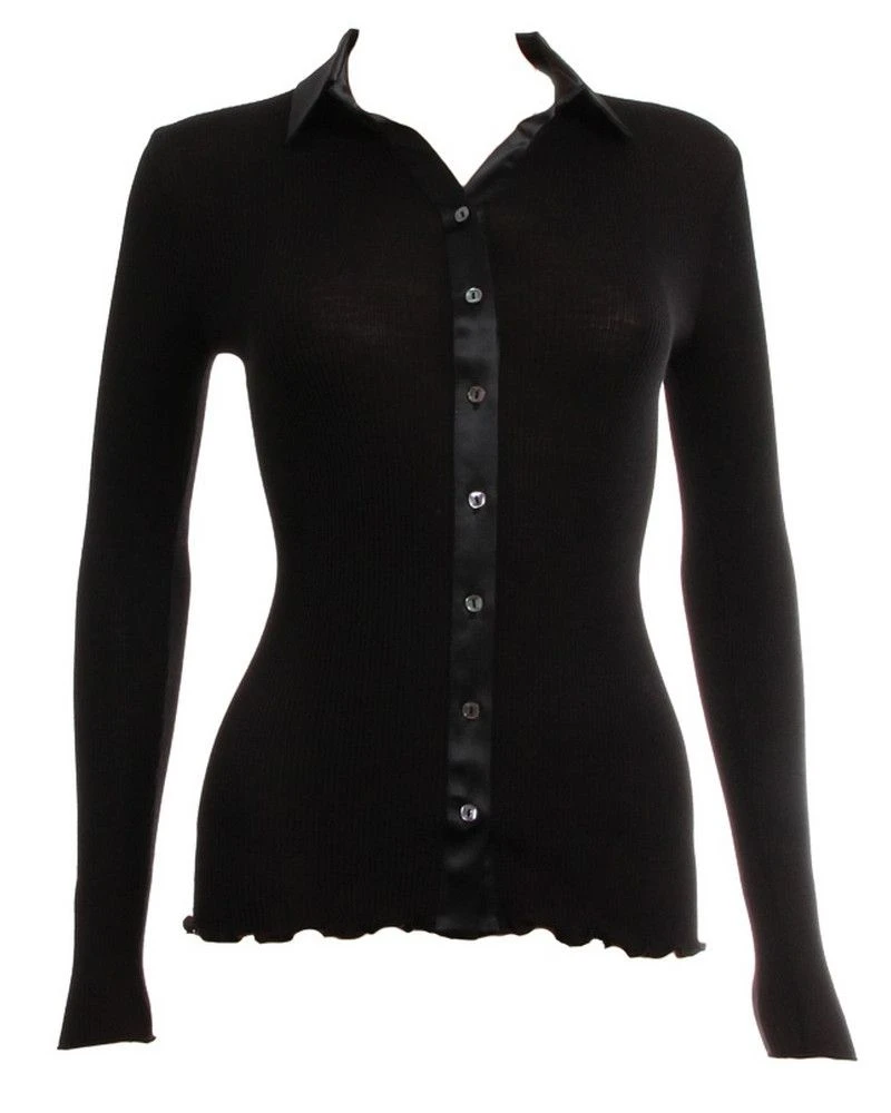 Chemisier Oscalito "Elegante" 6350 (Noir) 3 Chemisier Oscalito "Elegante" 6350 (Noir)