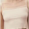 Crop Top Sloggi GO Ribbed (Angora) -Lingerie Belle crop top sloggi go ribbed angora