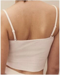 Crop Top Sloggi GO Ribbed (Angora) -Lingerie Belle crop top sloggi go ribbed angora 2