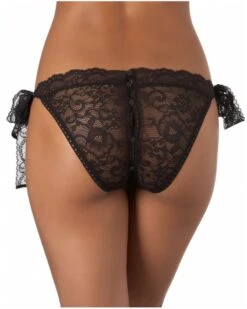 Culotte Coquine Aubade Boîte à Désir (Noir) -Lingerie Belle culotte coquine aubade boite a desir noir 2