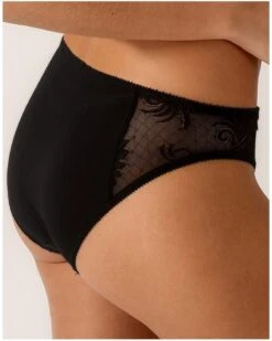 Culotte Empreinte Thalia (Noir) -Lingerie Belle culotte empreinte thalia noir 2