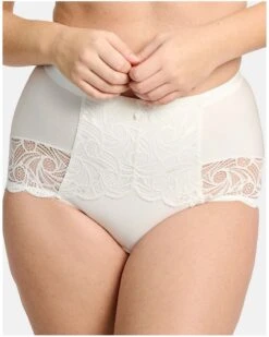 Culotte Haute Sans Complexe Ariane (Ivoire)