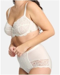 Culotte Haute Sans Complexe Ariane (Ivoire) -Lingerie Belle culotte haute sans complexe ariane ivoire 3