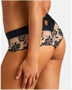 Culotte St Tropez Aubade Lovessence (Noir) -Lingerie Belle culotte st tropez aubade lovessence noir 2