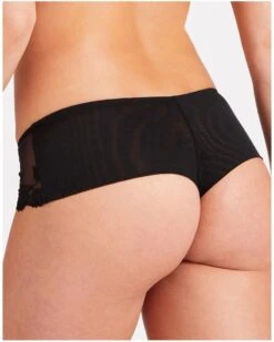 Culotte St-Tropez Aubade Softessence (Noir) -Lingerie Belle culotte st tropez aubade softessence noir 3