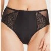 Culotte Taille Haute Louisa Bracq Electric Waves (Noir) -Lingerie Belle culotte taille haute louisa bracq electric waves noir