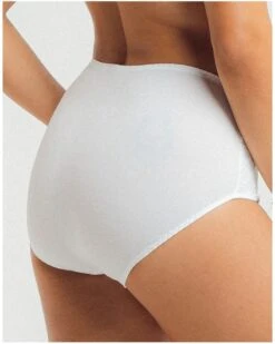 Culotte Taille Haute Louisa Bracq Paco (Blanc) -Lingerie Belle culotte taille haute louisa bracq paco blanc 2
