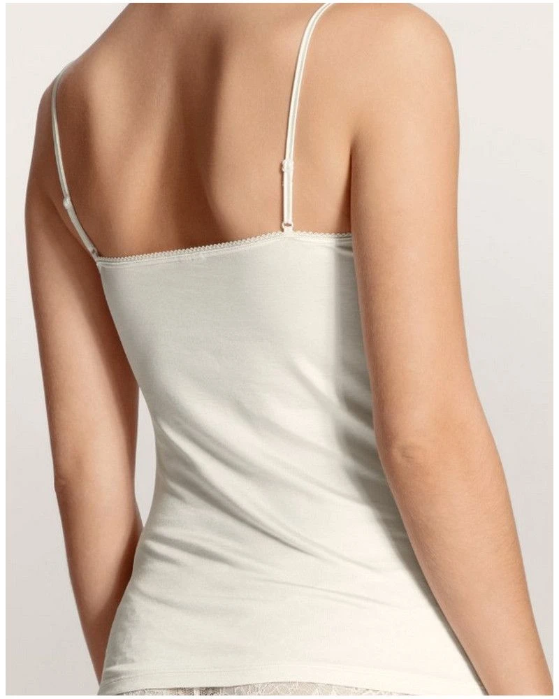 Débardeur Bretelles Spaghettis Calida Sensual Secrets (Alabaster Crème) 4 Débardeur Bretelles Spaghettis Calida Sensual Secrets (Alabaster Crème) – Image 2