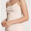 Débardeur Bretelles Spaghettis Calida True Confidence Laine & Soie (Light Ivory) 2 Débardeur Bretelles Spaghettis Calida True Confidence Laine & Soie (Light Ivory) -Lingerie Belle debardeur bretelles spaghettis calida true confidence laine soie light ivory