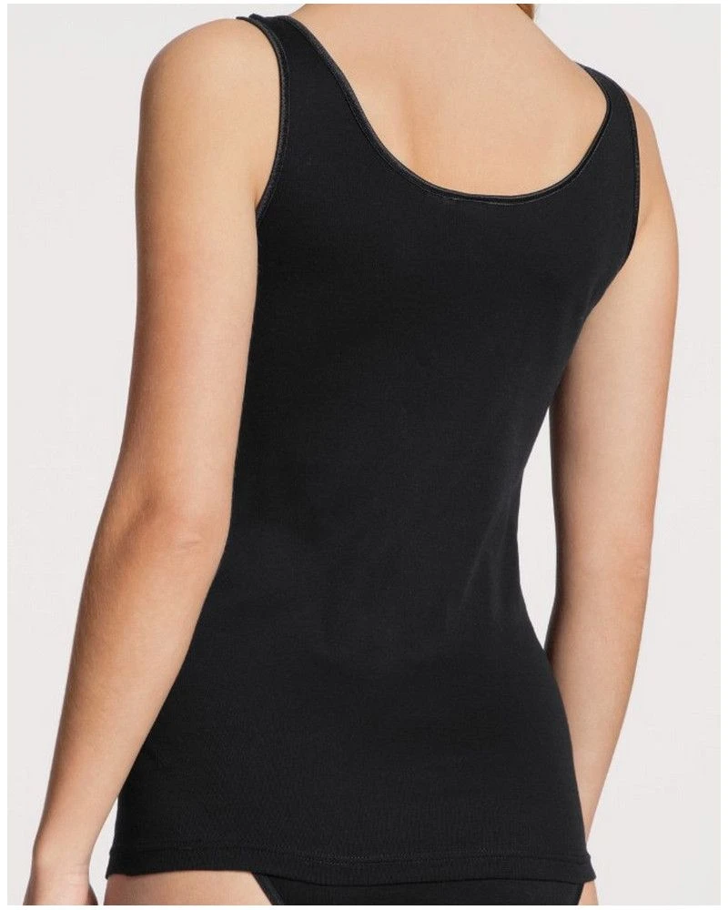 Débardeur Calida Light 100% Coton (Noir) 4 Débardeur Calida Light 100% Coton (Noir) – Image 2