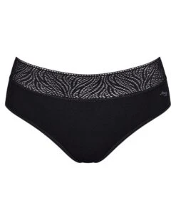 Hipster Menstruel Medium Sloggi Period Pants (Noir) -Lingerie Belle hipster menstruel medium sloggi period pants noir 4