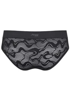 Hipster Sloggi GO Allround Lace (Noir) -Lingerie Belle hipster sloggi go allround lace noir 3