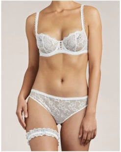 Jarretière Aubade Pour Toujours (Opale) -Lingerie Belle jarretiere aubade pour toujours opale 3