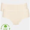Lot De 2 Slips Midi Sloggi GO (Coton Bio) Poudré -Lingerie Belle lot de 2 slips midi sloggi go coton bio poudre