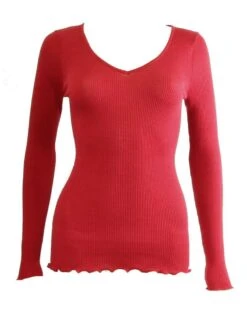 Maillot De Corps Col V Oscalito 3486 (Rouge)