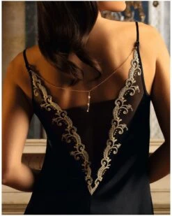 Nuisette Sexy Lise Charmel Déesse En Glam (Or Glamour) -Lingerie Belle nuisette sexy lise charmel deesse en glam or glamour 5