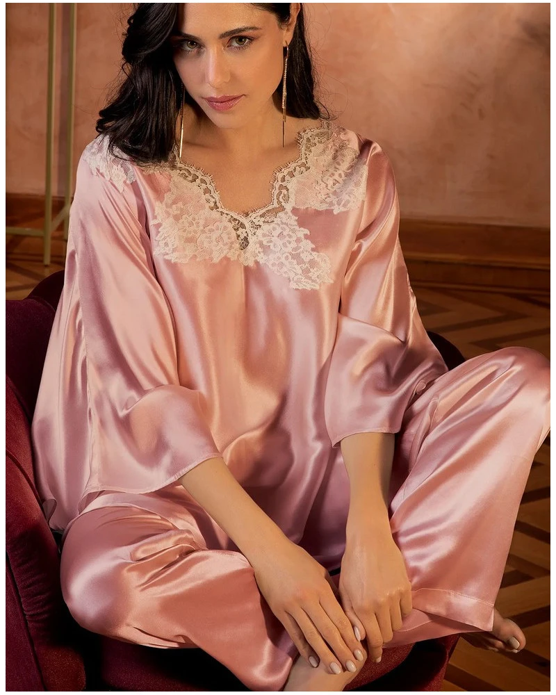 Poncho Lise Charmel Splendeur Soie (Splendeur Rose) 3 Poncho Lise Charmel Splendeur Soie (Splendeur Rose)