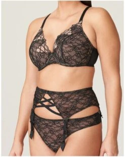 Porte JarretellesPrima Donna Livonia (Noir) -Lingerie Belle porte jarretelles prima donna livonia noir 3