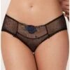 Shorty Empreinte Garance (Noir) 1 Shorty Empreinte Garance (Noir) -Lingerie Belle shorty empreinte garance noir