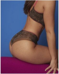 Shorty Prima Donna Twist Café Plume (Cheetah) -Lingerie Belle shorty prima donna twist cafe plume cheetah 2