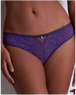Slip Brésilien Aubade Illusion Fauve (Ultraviolet) -Lingerie Belle slip bresilien aubade illusion fauve ultraviolet 2