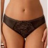 Slip Empreinte Allure (Noir) -Lingerie Belle slip empreinte allure noir