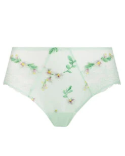 Slip Haut Lise Charmel Amour Nymphea (Jade Aqua) -Lingerie Belle slip haut lise charmel amour nymphea jade aqua 4