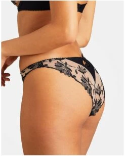 Slip Italien Aubade Lovessence (Noir) -Lingerie Belle slip italien aubade lovessence noir 2