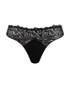 Slip Louisa Bracq Electric Waves (Noir) -Lingerie Belle slip louisa bracq electric waves noir 3