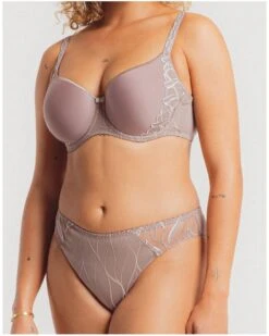 Slip Louisa Bracq Julia (Taupe) -Lingerie Belle slip louisa bracq julia taupe 2