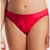 Slip Louisa Bracq Série (Rouge à Lèvres) -Lingerie Belle slip louisa bracq serie rouge a levres