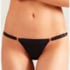 Slip Mini-coeur Aubade Boite à Désir Nuit Précieuse (Noir) -Lingerie Belle slip mini coeur aubade boite a desir nuit precieuse noir
