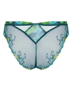 Slip Séduction Lise Charmel Grâce Aquatique (Floral Aqua) -Lingerie Belle slip seduction lise charmel grace aquatique floral aqua 2