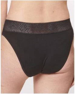 Slip Tai Menstruel Light Sloggi Period Pants (Noir) -Lingerie Belle slip tai menstruel light sloggi period pants noir 2