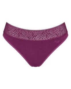 Slip Tai Menstruel Medium Sloggi Period Pants (Wine) -Lingerie Belle slip tai menstruel medium sloggi period pants wine 4