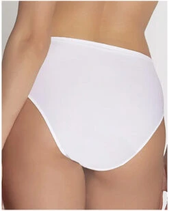 Slip Taille Haute Lise Charmel Été Frivole (Blanc Frivole) -Lingerie Belle slip taille haute lise charmel ete frivole blanc frivole 3