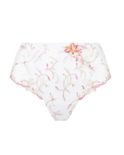 Slip Taille Haute Lise Charmel Été Frivole (Blanc Frivole) -Lingerie Belle slip taille haute lise charmel ete frivole blanc frivole 4