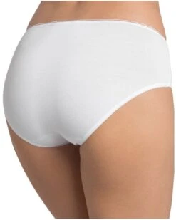 Slip Taille Haute Midi Sloggi Feel Sensational (Coton 44%) -Lingerie Belle slip taille haute midi sloggi feel sensational coton 44 2