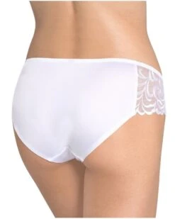 Slip Triumph Modern Finesse Blanc -Lingerie Belle slip triumph modern finesse blanc 1