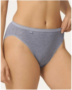 Slips Taï Basic + Sloggi (Lot De 4) (Gris) -Lingerie Belle slips tai basic sloggi lot de 4 gris 2