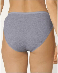 Slips Taï Basic + Sloggi (Lot De 4) (Gris) -Lingerie Belle slips tai basic sloggi lot de 4 gris 3