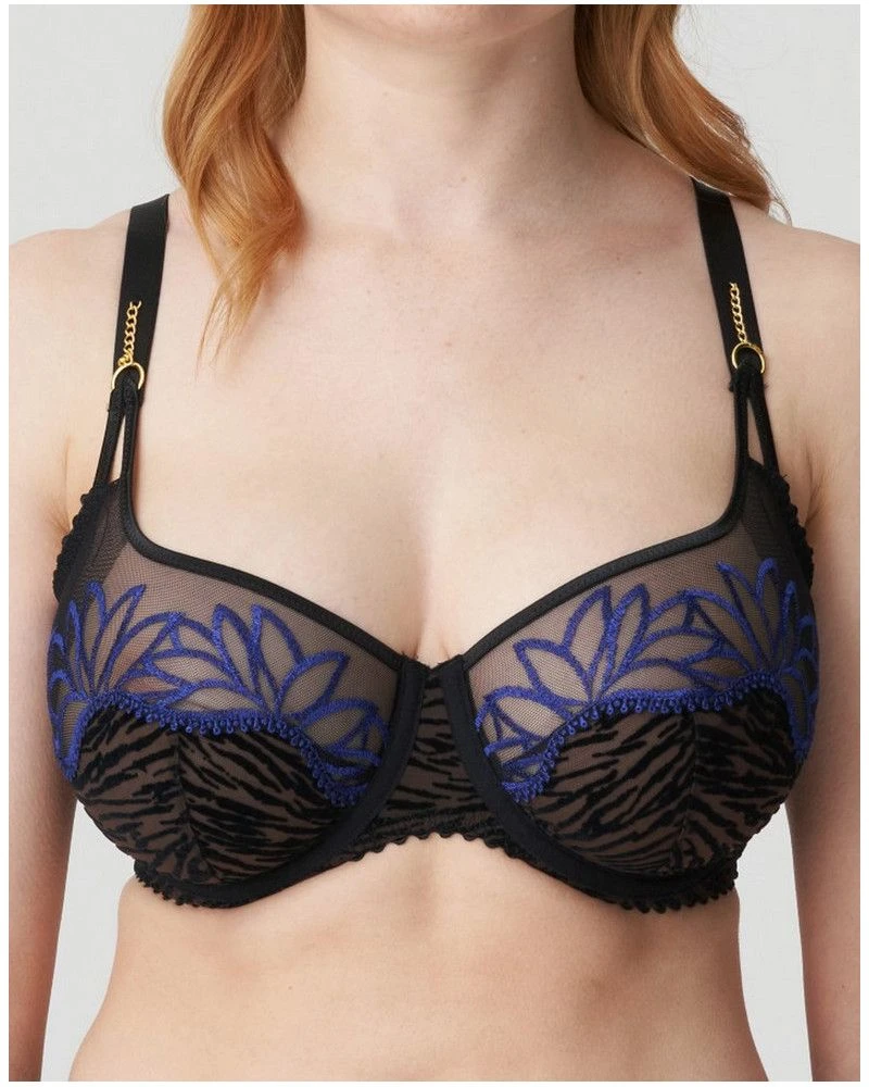 Soutien-gorge Balconnet Coupe Tulipe Prima Donna Cheyney (Sultry Black) 3 Soutien-gorge Balconnet Coupe Tulipe Prima Donna Cheyney (Sultry Black)